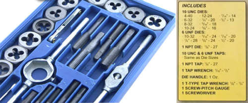 40 Piece Tap and Die Set