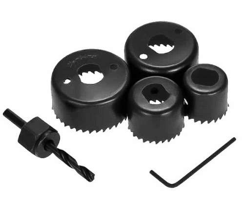 6pc Drill Hole Saw Set - 3 ON AUCTION