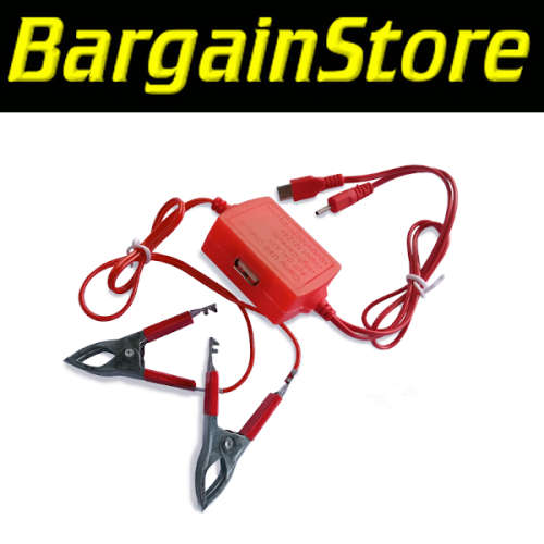 12v & 24v to 5v Battery Clamp Charger - 3 ON AUCTION