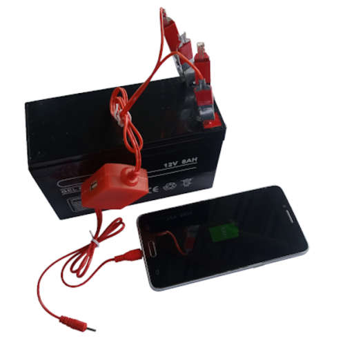 12v & 24v to 5v Battery Clamp Charger - 3 ON AUCTION