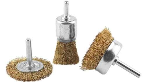 3 Piece Wire Brush Drill Bit Set - 5 ON AUCTION