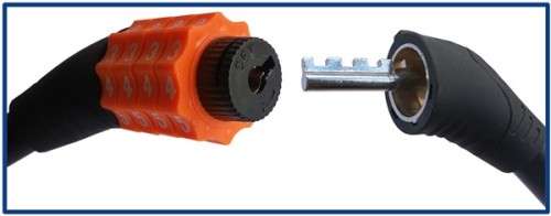 Combination Cable Lock - 3 ON AUCTION