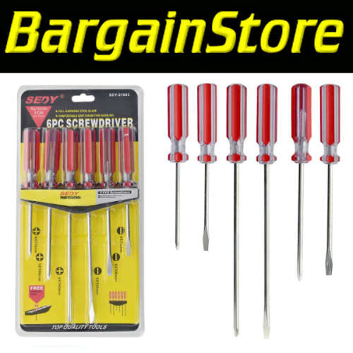 6 Piece Screwdriver Set - 3 ON AUCTION