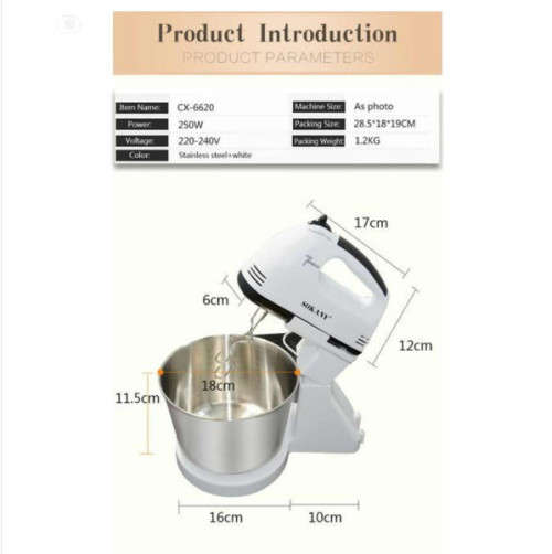 250w 2L Electric Stand Mixer