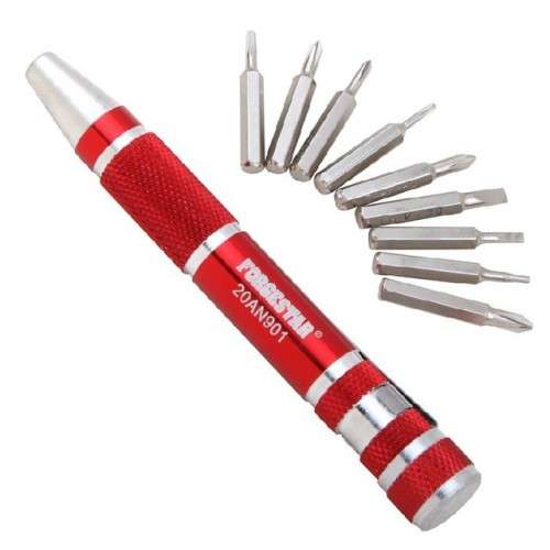 8 Piece Precision Screwdriver Set with Pen Holder- 3 ON AUCTION