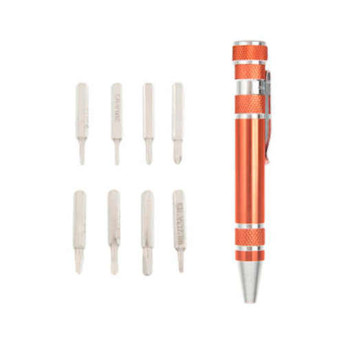 8 Piece Precision Screwdriver Set with Pen Holder- 3 ON AUCTION