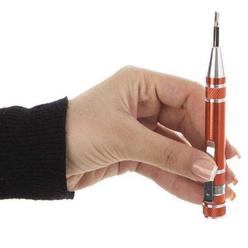 8 Piece Precision Screwdriver Set with Pen Holder- 3 ON AUCTION