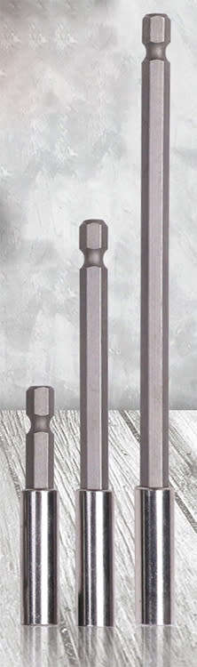 3 Piece Drill Bit Extension Rod Set - 3 ON AUCTION