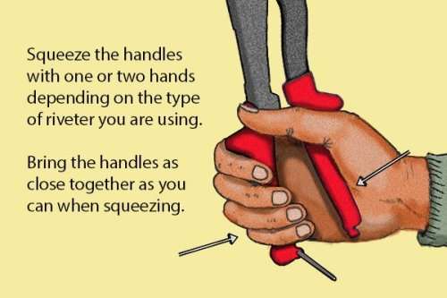 10" 250mm Hand Riveter, Pop Rivet Gun