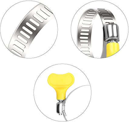 10pc Easy Turn Hose Clamp Set - 5 ON AUCTION