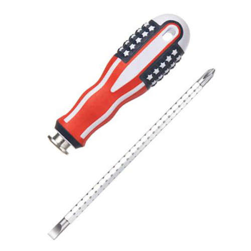 Flat/Star and Adjustable Length Screwdriver + 3m Measuring Tape  - 3 ON AUCTION