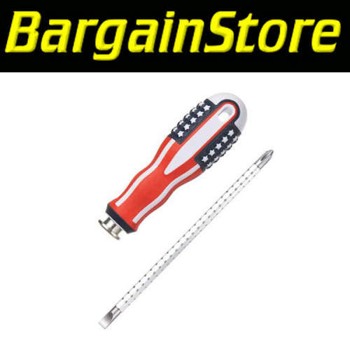 2 X Flat/Star Reversible + Adjustable Length Screwdrivers  - 3 ON AUCTION