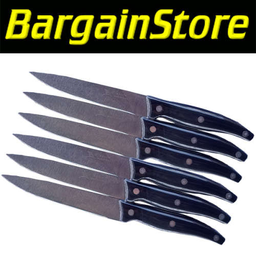 6pc Paring Knives - 3 ON AUCTION