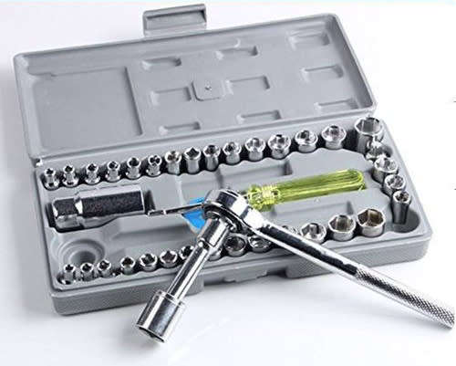 40pc Socket & Ratchet Set - 3 ON AUCTION