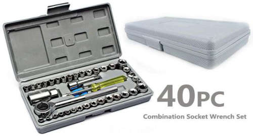 40pc Socket & Ratchet Set - 3 ON AUCTION