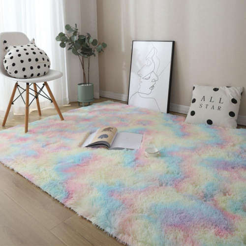 Rainbow Unicorn Fluffy Carpet