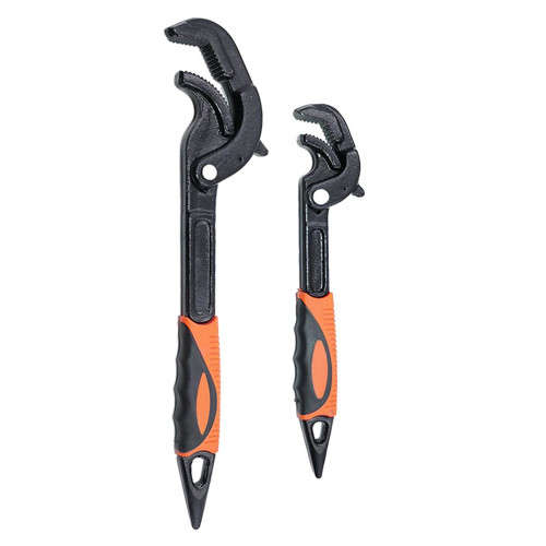 Heavy Duty Automatic Pipe Wrench Set - 3 ON AUCTION