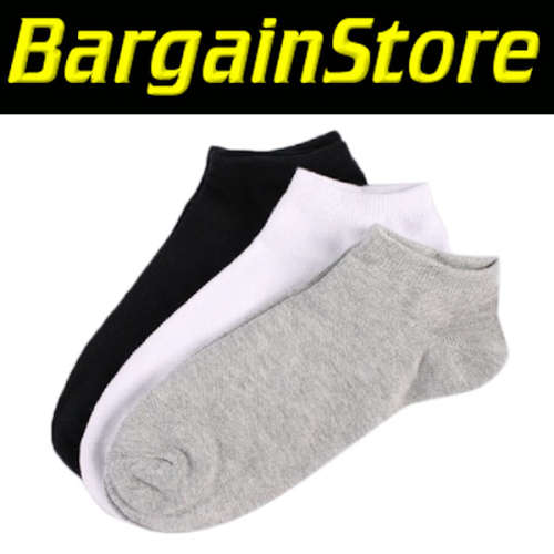 3 Pack Mens Ankle / Secret Socks - 5 ON AUCTION
