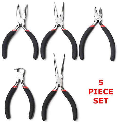 5 Piece Mini Pliers Set