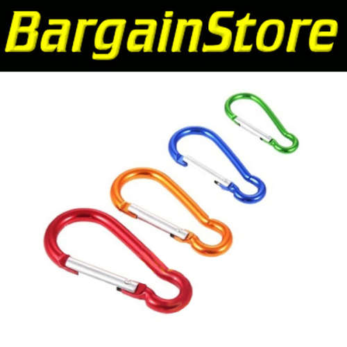 4 Piece Carabiner Aluminium Alloy Snap Clip Set