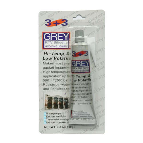 Grey Gasket Maker - 3 ON AUCTION