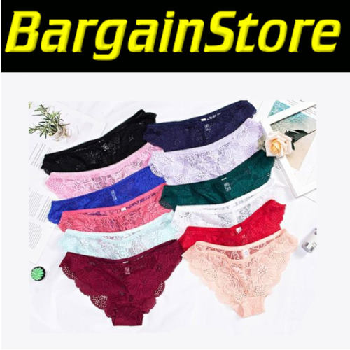 12 Pack Ladies Lace Bikini Underwear
