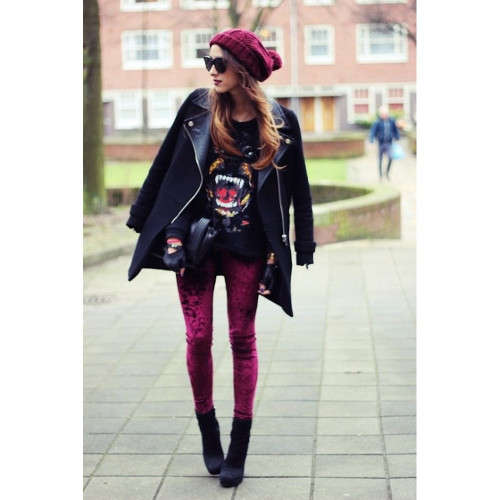 Warm, Winter Velvet Leggings - 3 ON AUCTION