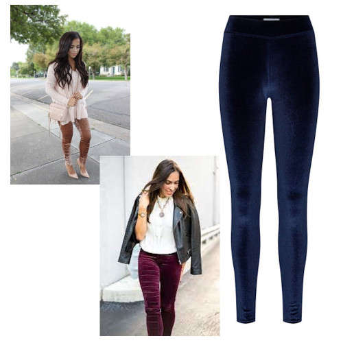 Warm, Winter Velvet Leggings - 3 ON AUCTION