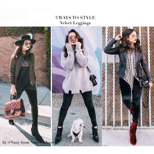 Warm, Winter Velvet Leggings - 3 ON AUCTION