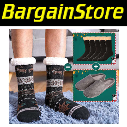 Fleece Lined Thermal Slipper Socks