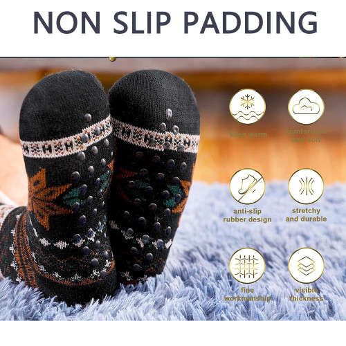 Fleece Lined Thermal Slipper Socks