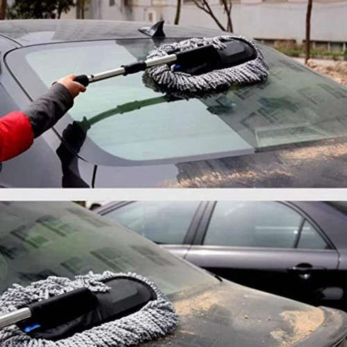 Telescopic Microfibre Car Polishing Brush