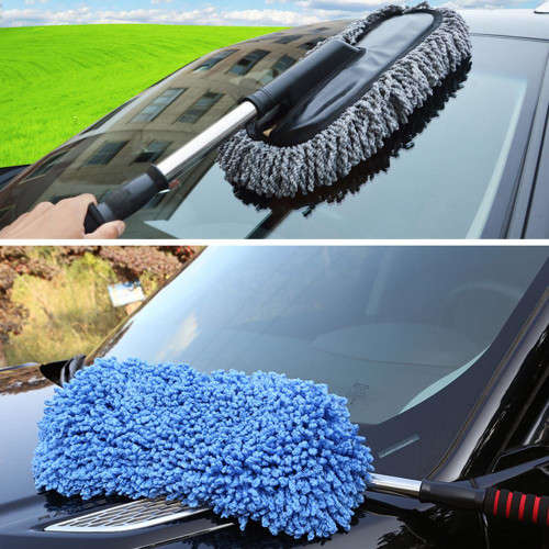Telescopic Microfibre Car Polishing Brush