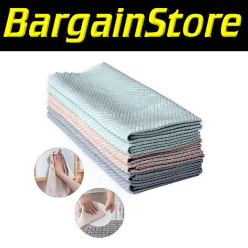 3 Pack Microfibre Cloths + Bag - 3 ON AUCTION
