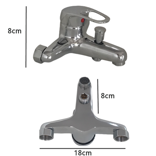 Bath Mixer With Shower Hose