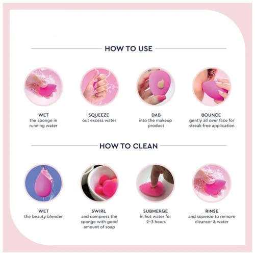 4 Piece Beauty Blender Set with Case