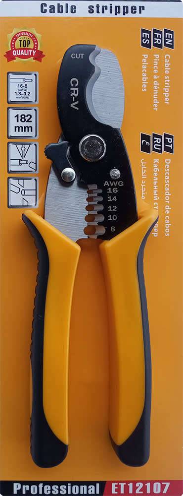 8` Heavy Duty Cable Cutter and Stripper - 3 ON AUCTION