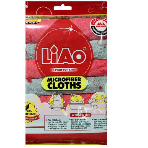 6 Piece Microfibre Cloths - 3 ON AUCTION