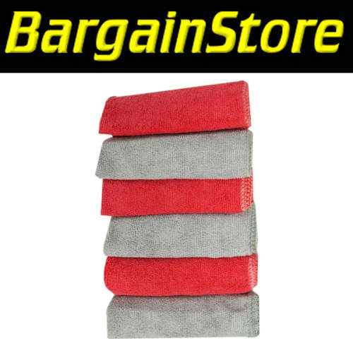 6 Piece Microfibre Cloths - 3 ON AUCTION