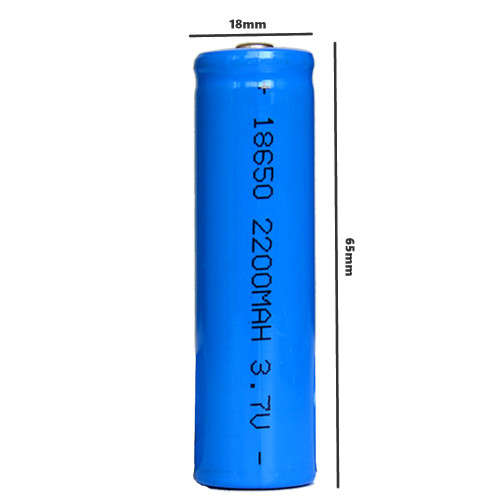 3.7v 2200mAh Rechargeable 18650 Lithium Battery - 2 ON AUCTION