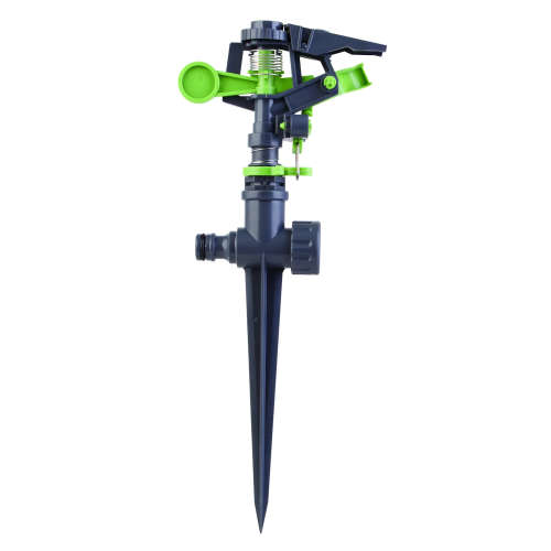 Adjustable Impact Sprinkler with Hose Pipe Spike - 3 ON AUCTION