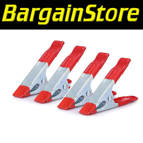 4 Pack 4` Spring Clamps - 3 ON AUCTION