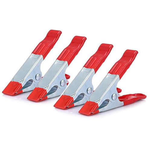 4 Pack 4` Spring Clamps - 3 ON AUCTION