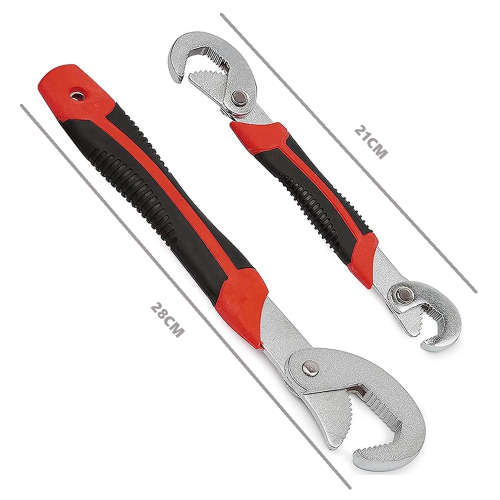 2 Piece Heavy Duty Adjustable Pipe Wrench Set