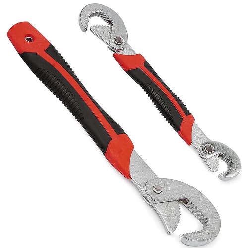 2 Piece Heavy Duty Adjustable Pipe Wrench Set