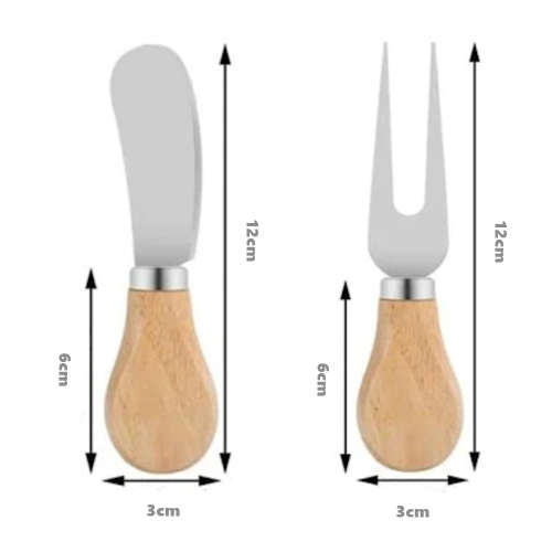 2pc Cheese Knife Set