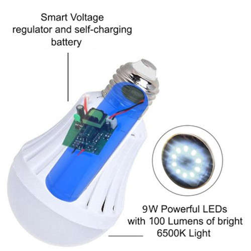 9w Smart Loadshedding Light Bulb B22 - NEW LOW SHIPPING