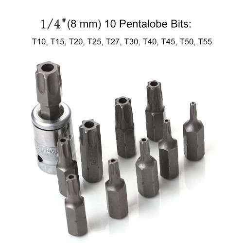 34 Piece E-Torx Socket Bit Set - New Low Shipping