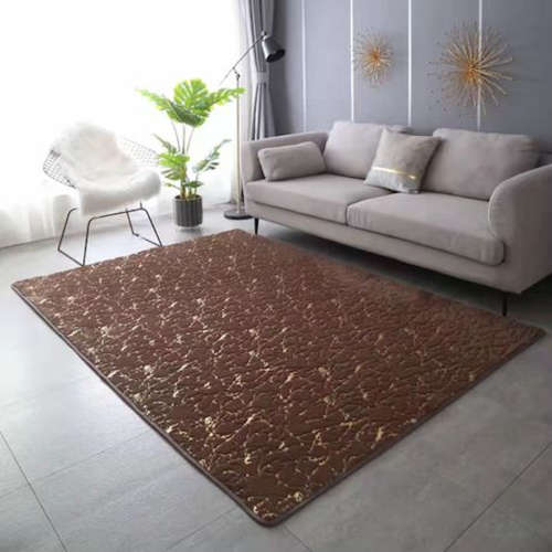 Soft, Marble Carpet with Gold Detailing  - NEW LOW SHIPPING