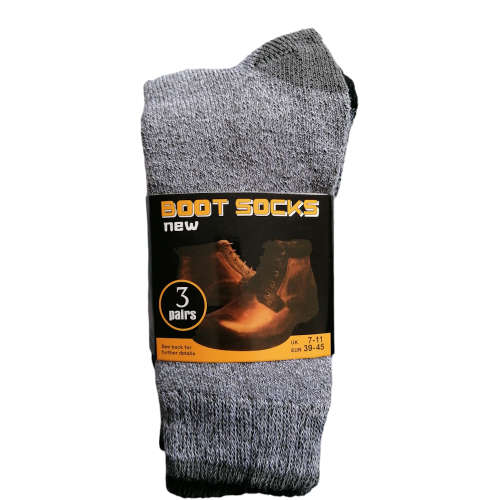 3 Pack Heavy Duty Boot Socks